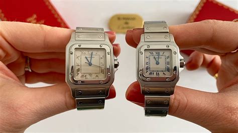 cartier santos lady|cartier santos watch size guide.